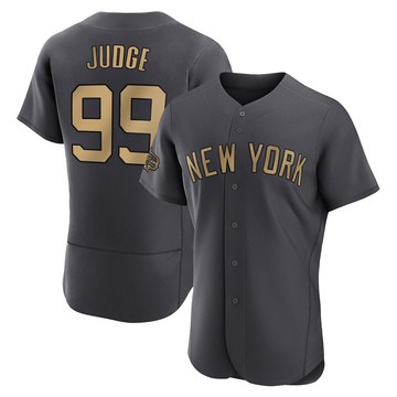 Men's New York Yankees Aaron Judge Charcoal Authentic 2022 All-Star Jersey - Game