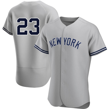 Men's New York Yankees Don Mattingly Gray Road Jersey - Authentic
