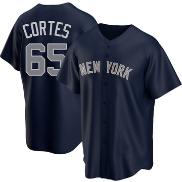 Men's New York Yankees Nestor Cortes Navy Alternate Jersey - Replica
