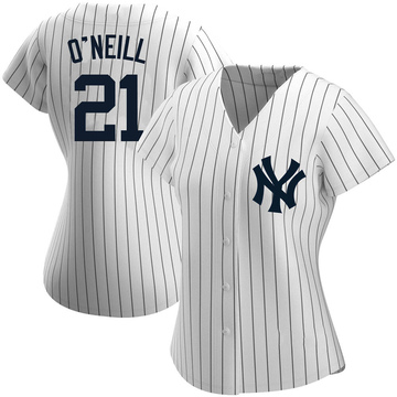 Women's New York Yankees Paul O'Neill White Home Name Jersey - Replica